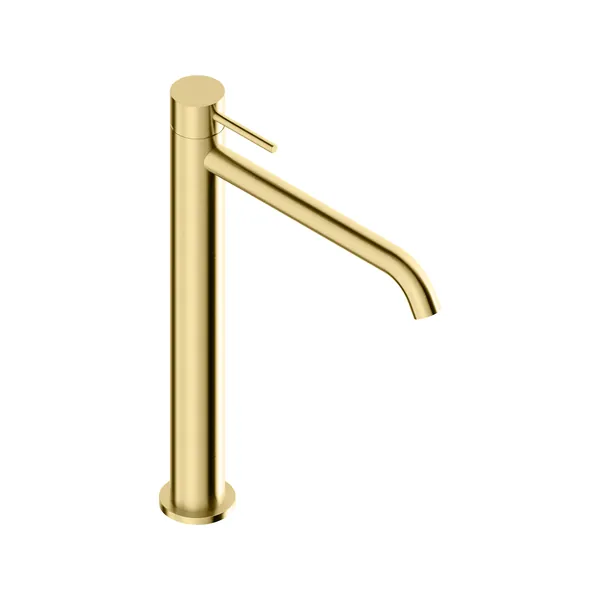 308 mm tall basin mixer tap in 316L stainless steel