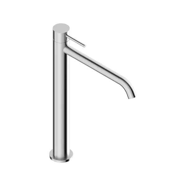 308 mm tall basin mixer tap in 316L stainless steel
