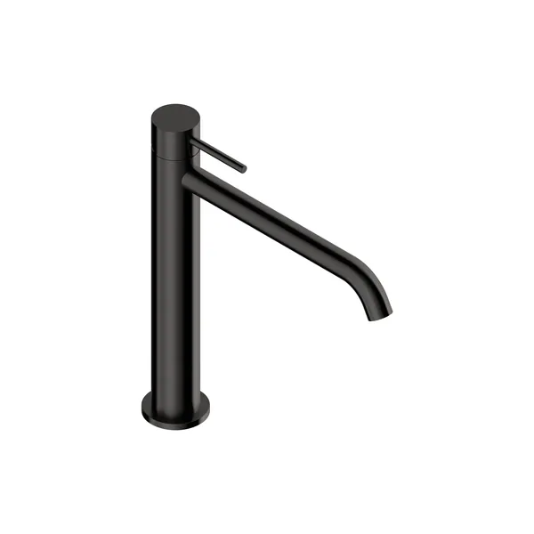 228 mm tall basin mixer tap in 316L stainless steel