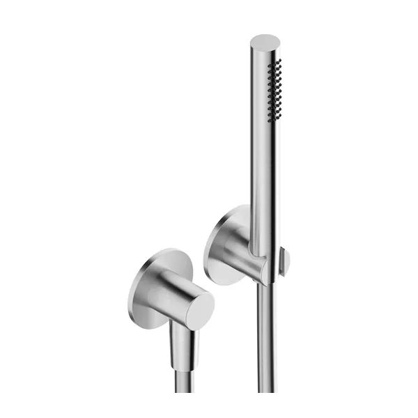 Shower kit in 316L stainless steel with 65 mm escutcheon
