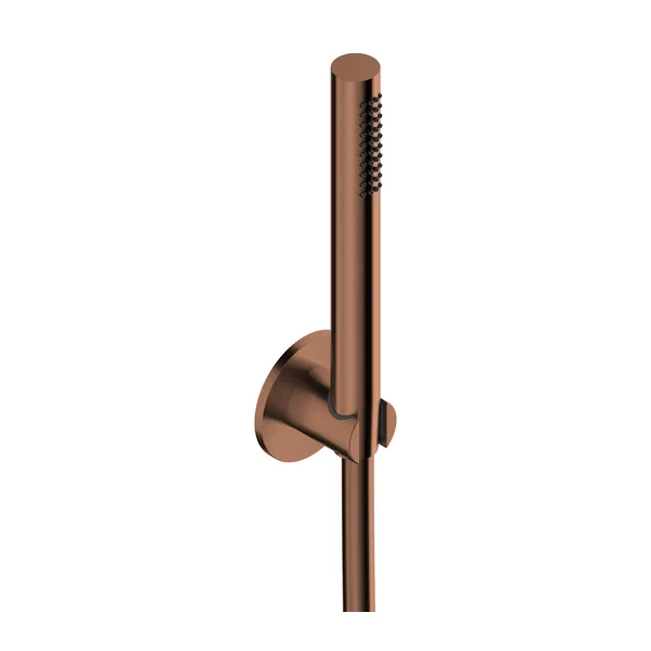 Shower kit in 316L stainless steel without wall outlet
