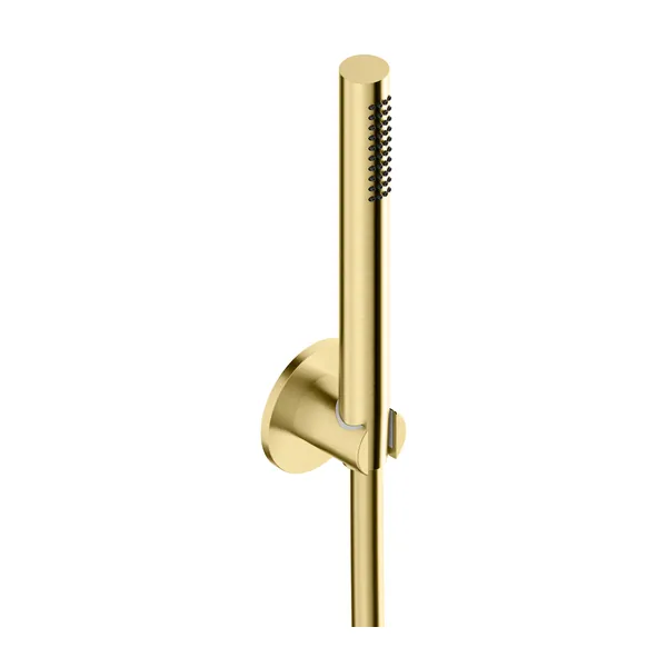 Shower kit in 316L stainless steel without wall outlet