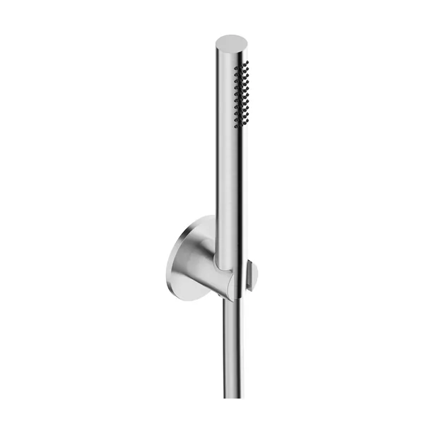 Shower kit in 316L stainless steel without wall outlet