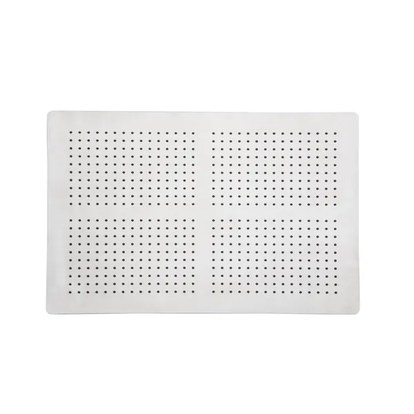 500 x 360 mm recessed shower head in 316L stainless steel