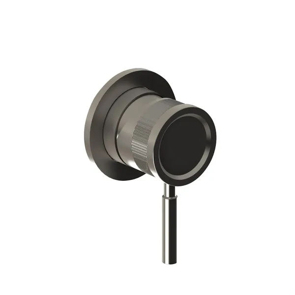 Recessed single lever mixer with top outlet