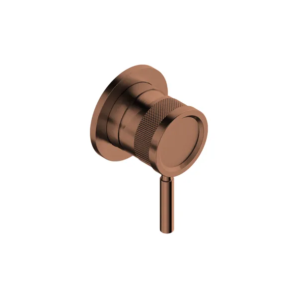 Recessed single lever mixer with top outlet