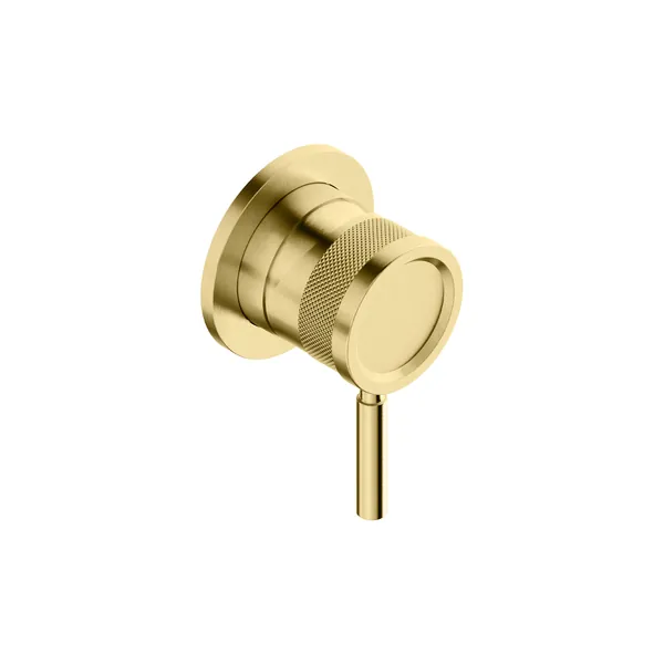 Recessed single lever mixer with top outlet