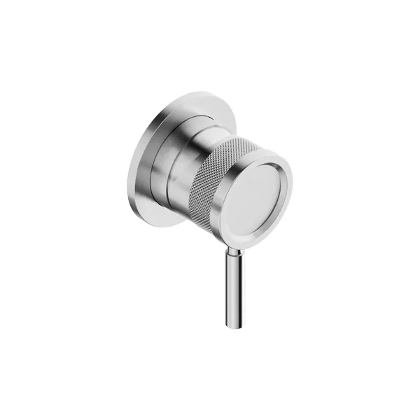 Recessed single lever mixer with top outlet