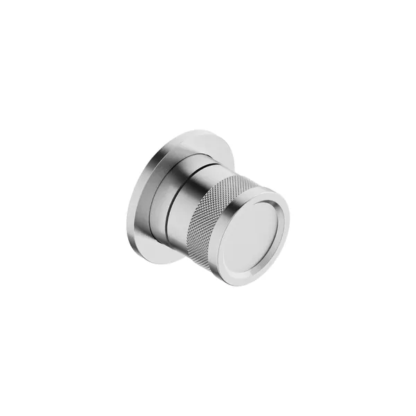 Flush-mounted 2-way rotary diverter with stainless steel 316L stop