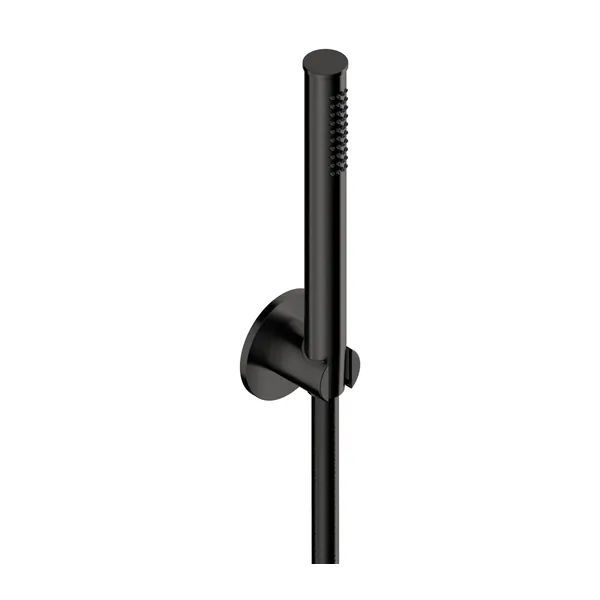 Shower set in 316L stainless steel with shower holder.