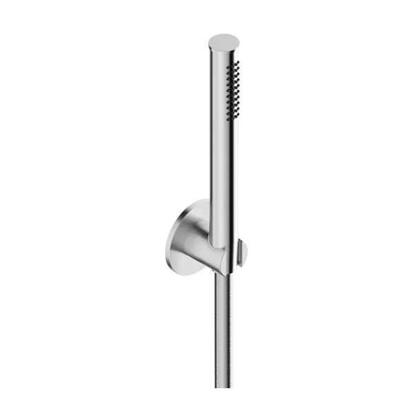 Shower set in 316L stainless steel with shower holder.