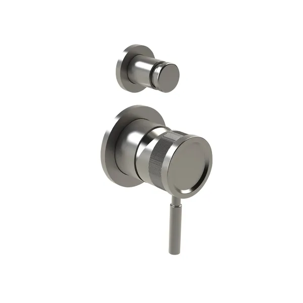 2-way recessed single lever mixer with diverter