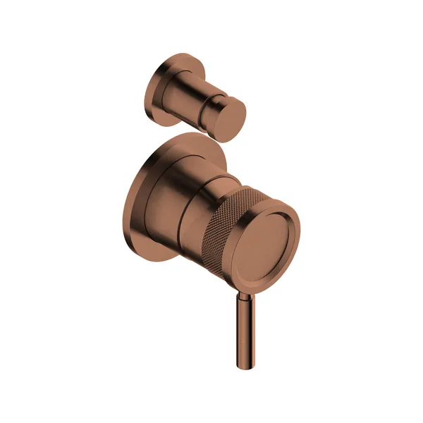 2-way recessed single lever mixer with diverter