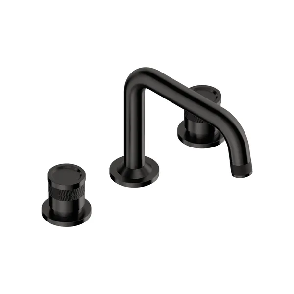 3-hole basin mixer with low spout
