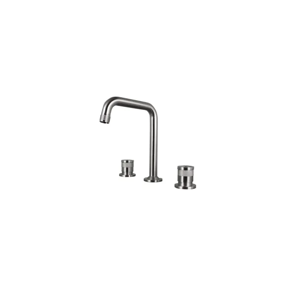 3-hole washbasin mixer with high spout