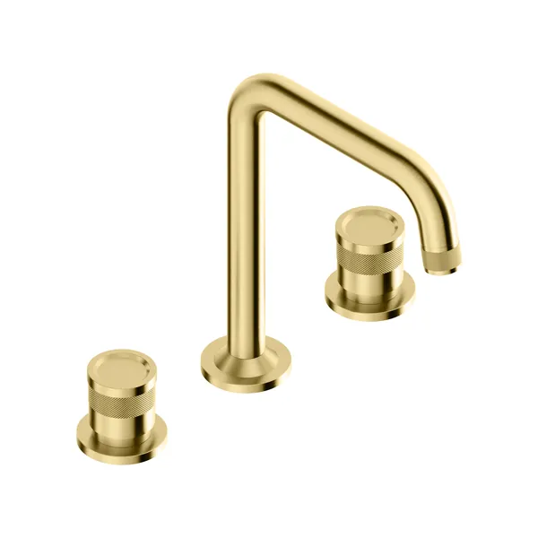 3-hole washbasin mixer with high spout