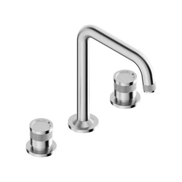 3-hole washbasin mixer with high spout
