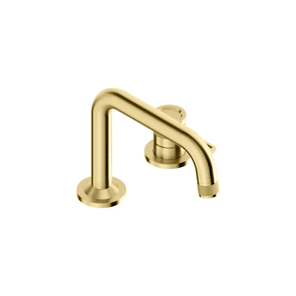 2-hole washbasin mixer with low spout