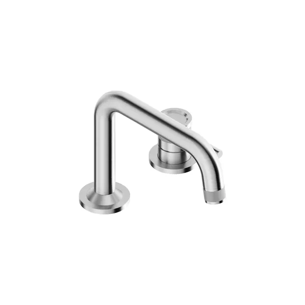 2-hole washbasin mixer with low spout