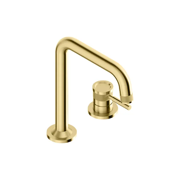 2-hole washbasin mixer with high spout
