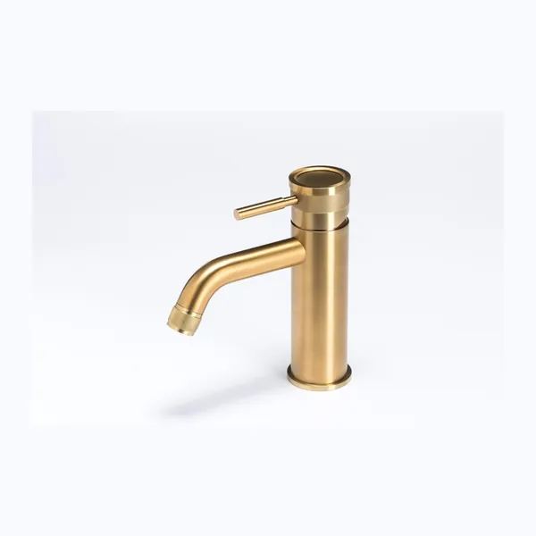 Washbasin mixer in 316L stainless steel without drain