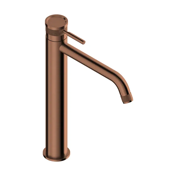 High washbasin mixer in 316L stainless steel