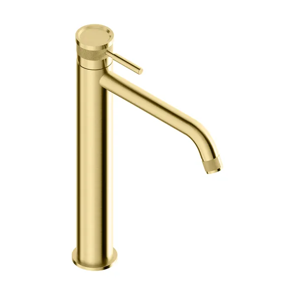 High washbasin mixer in 316L stainless steel