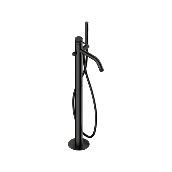 Single lever bath mixer in 316L stainless steel