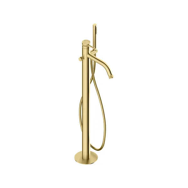 Single lever bath mixer in 316L stainless steel