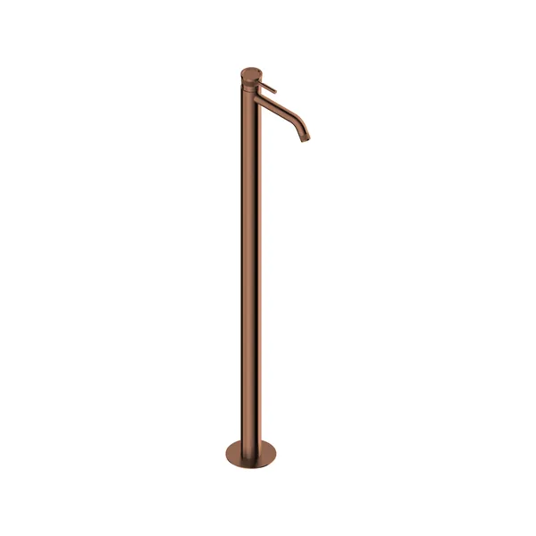 Floor-standing washbasin mixer in 316L stainless steel