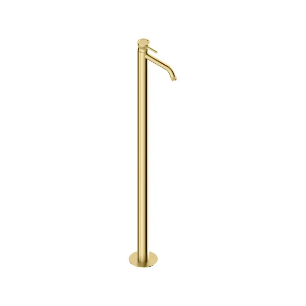 Floor-standing washbasin mixer in 316L stainless steel