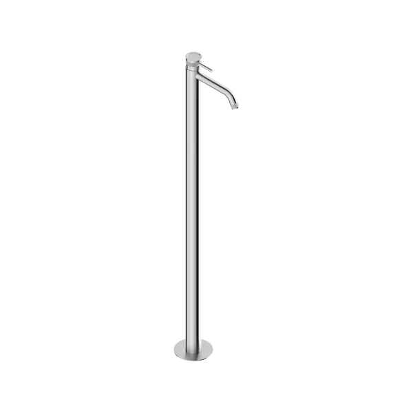 Floor-standing washbasin mixer in 316L stainless steel