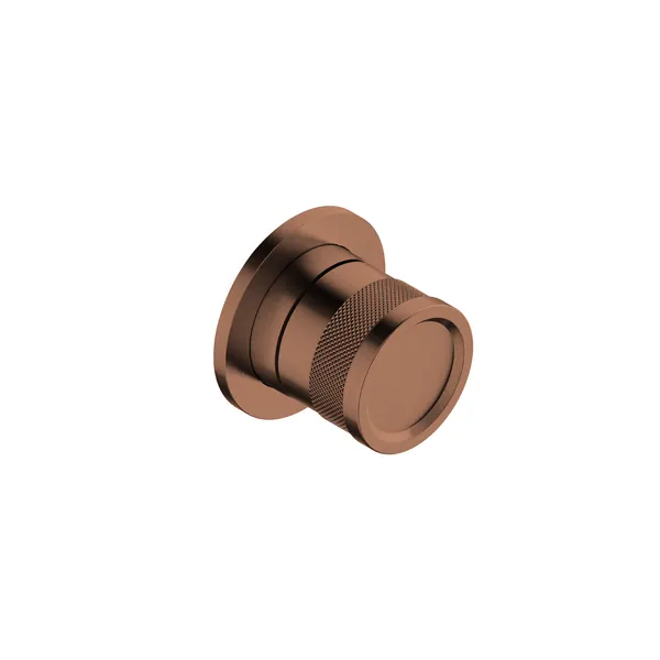 Flush-mounted 3-way rotary diverter in 316L stainless steel