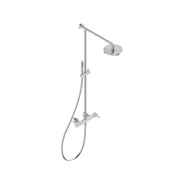 shower column with 316L stainless steel sliding device
