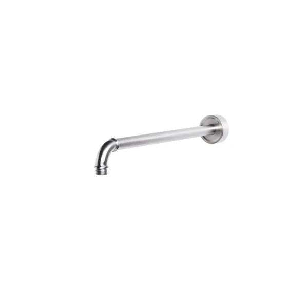 40 cm long wall-mounted shower arm in 316L stainless steel