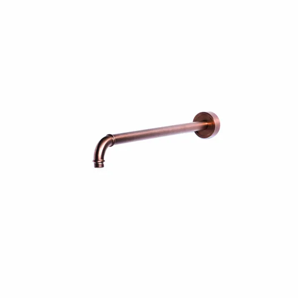 40 cm long wall-mounted shower arm in 316L stainless steel