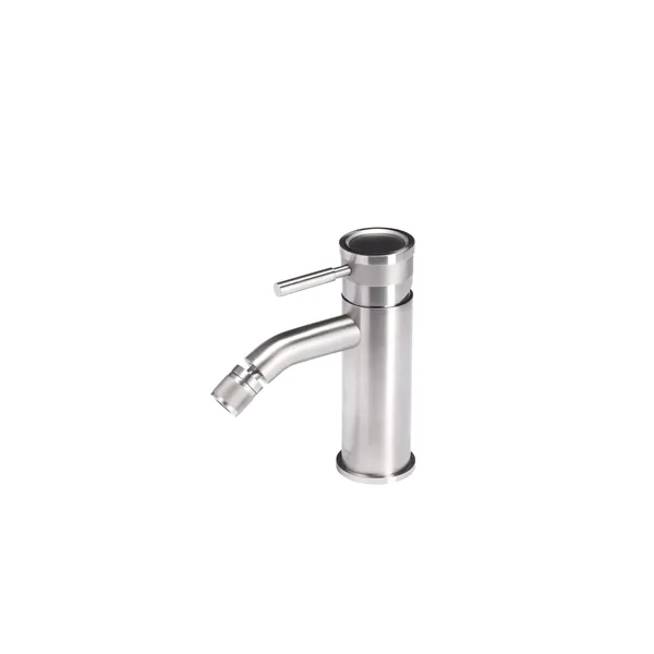 Bidet mixer in 316L stainless steel