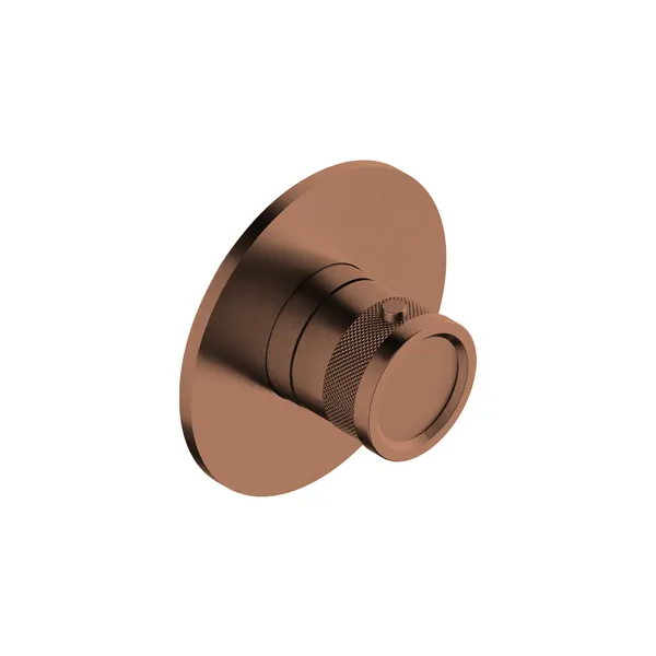 Recessed 1-way thermostatic mixer in 316L stainless steel