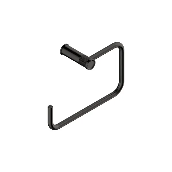 Ring-shaped towel rail in 316L stainless steel