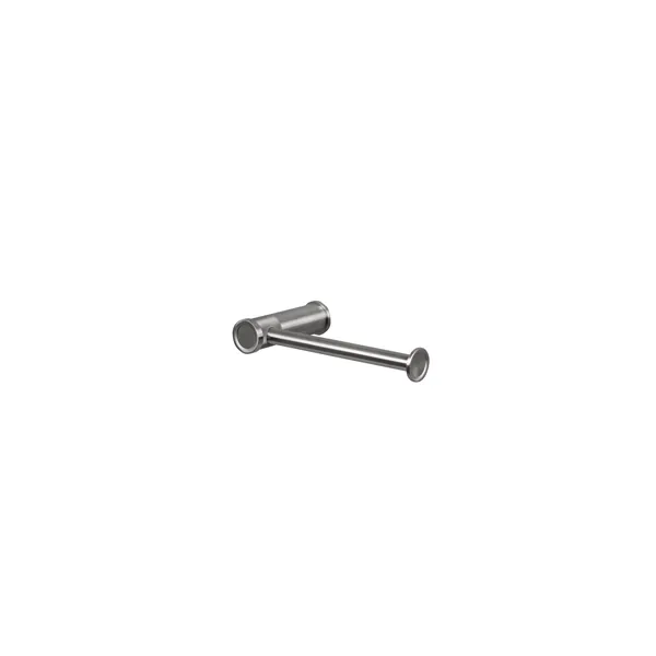 Single wall-mounted roll holder in 316L stainless steel.