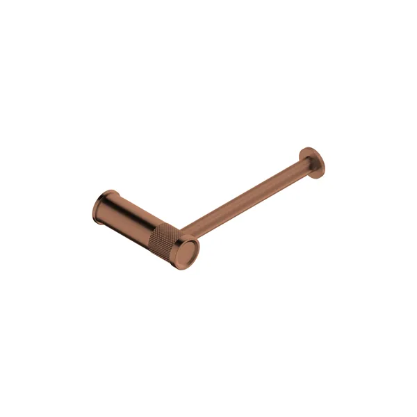 Single wall-mounted roll holder in 316L stainless steel.