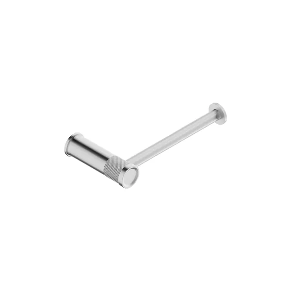 Single wall-mounted roll holder in 316L stainless steel.