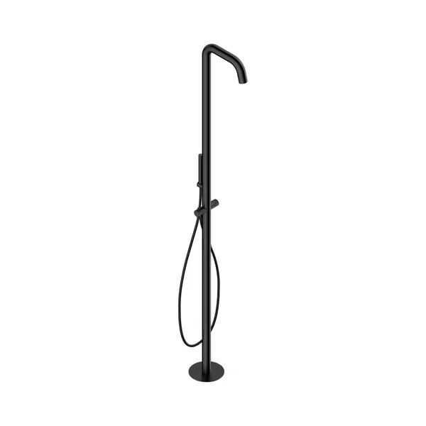 Floor-standing shower column in 316L stainless steel
