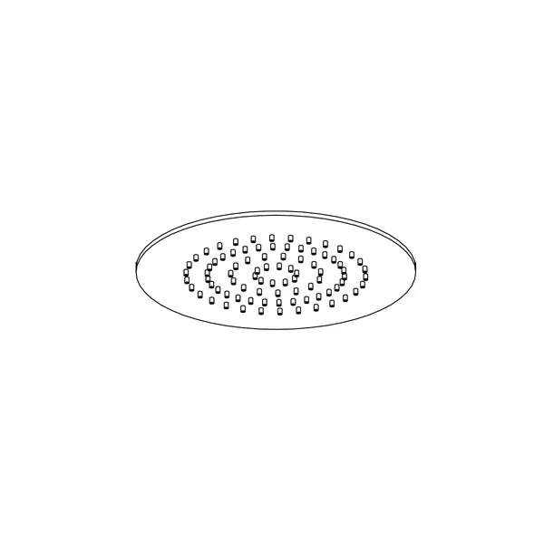 Terme 250 mm Tilting Shower Head for Arm or Riser