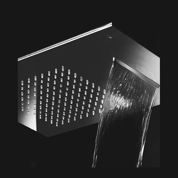 Terme 500 x 500 mm Ceiling Mounted Rain Shower Head