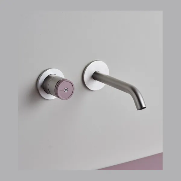 Scoglio Wall Mounted Basin Set with 160mm Spout, 316L
