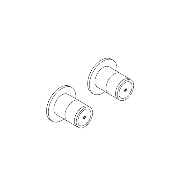 Scoglio Exposed Mixer Set with Two Way Diverter, 316L