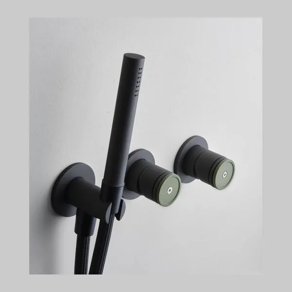 Scoglio Shower Set with Diverter, Hand Shower and Flexible Hose