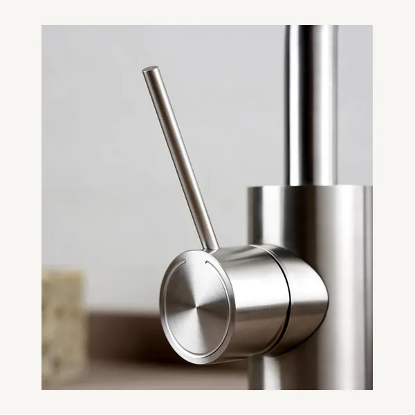 Slancio Deck Mounted Basin Mixer without Pop-Up Waste