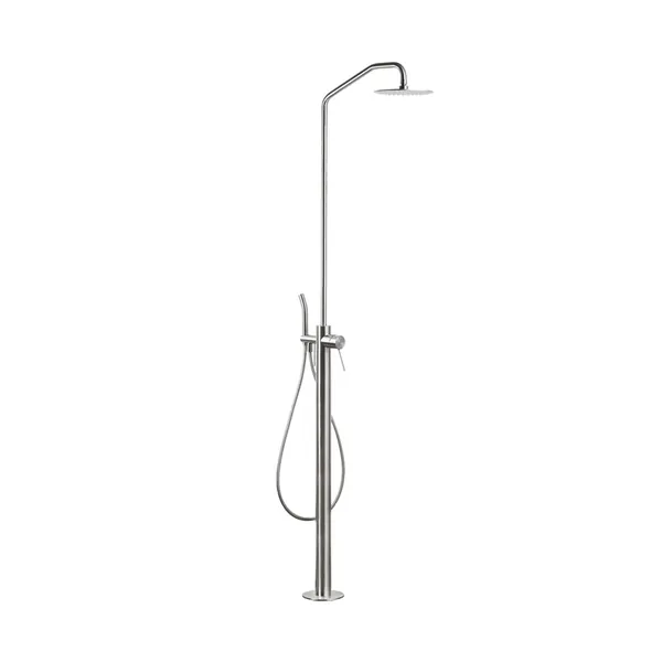 Slancio Freestanding Shower Set With Diverter, Handshower And 200 mm Head